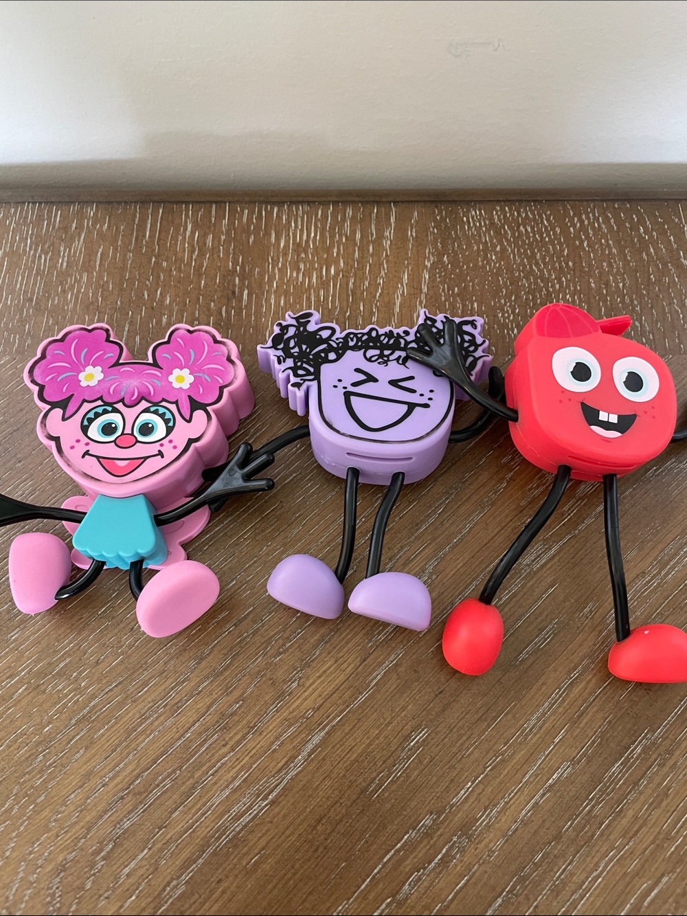 Glo Pal bath characters, set of 3